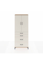 Arges Dolap 2 Raflı 4 Çekmeceli 2 Kapaklı 88x30x221 - S30M140V7A