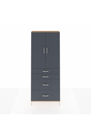Arges Dolap 2 Raflı 4 Çekmeceli 2 Kapaklı 88x30x221 - S30M140V8A