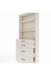 Arges Dolap 3 Raflı 4 Çekmeceli 88x30x221 - S30M141V1A