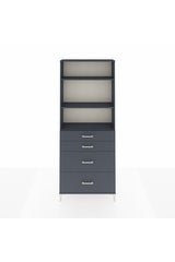 Arges Dolap 3 Raflı 4 Çekmeceli 88x30x221