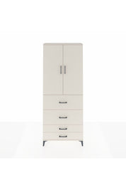 Arges Dolap 3 Raflı 4 Çekmeceli 2 Kapaklı 88x30x221 - S30M142V1A