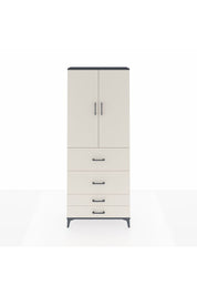 Arges Dolap 3 Raflı 4 Çekmeceli 2 Kapaklı 88x30x221 - S30M142V4A