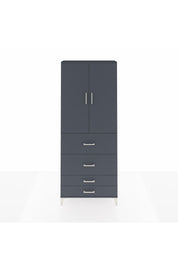 Arges Dolap 3 Raflı 4 Çekmeceli 2 Kapaklı 88x30x221 - S30M142V5A