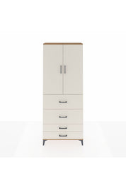 Arges Dolap 3 Raflı 4 Çekmeceli 2 Kapaklı 88x30x221 - S30M142V7A