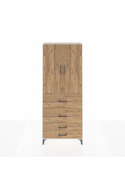 Arges Dolap 2 Raflı 4 Çekmeceli 2 Kapaklı 88x30x221 - S30M143V3A