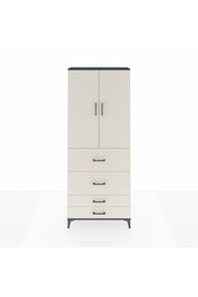 Arges Dolap 2 Raflı 4 Çekmeceli 2 Kapaklı 88x30x221 - S30M143V4A