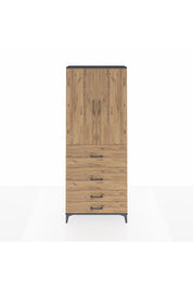 Arges Dolap 2 Raflı 4 Çekmeceli 2 Kapaklı 88x30x221 - S30M143V6A