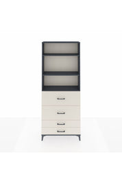 Arges Dolap 3 Raflı 4 Çekmeceli 88x30x221 - S30M144V4A