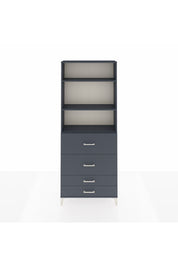 Arges Dolap 3 Raflı 4 Çekmeceli 88x30x221 - S30M144V5A
