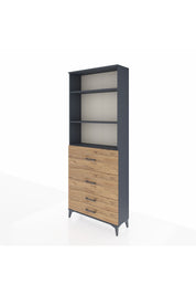 Arges Dolap 3 Raflı 4 Çekmeceli 88x30x221 - S30M144V6A