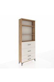 Arges Dolap 3 Raflı 4 Çekmeceli 88x30x221 - S30M144V7A