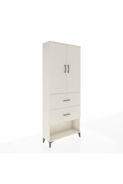 Arges Dolap 3 Raflı 2 Çekmeceli 2 Kapaklı 88x30x221 - S30M145V1A