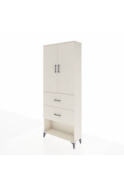 Arges Dolap 3 Raflı 2 Çekmeceli 2 Kapaklı 88x30x221 - S30M145V1A