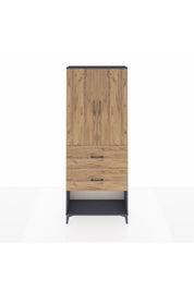 Arges Dolap 3 Raflı 2 Çekmeceli 2 Kapaklı 88x30x221 - S30M145V6A