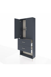 Arges Dolap 2 Raflı 2 Çekmeceli 2 Kapaklı 88x30x221 - S30M146V5A