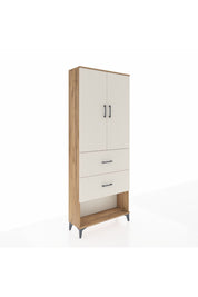 Arges Dolap 2 Raflı 2 Çekmeceli 2 Kapaklı 88x30x221 - S30M146V7A