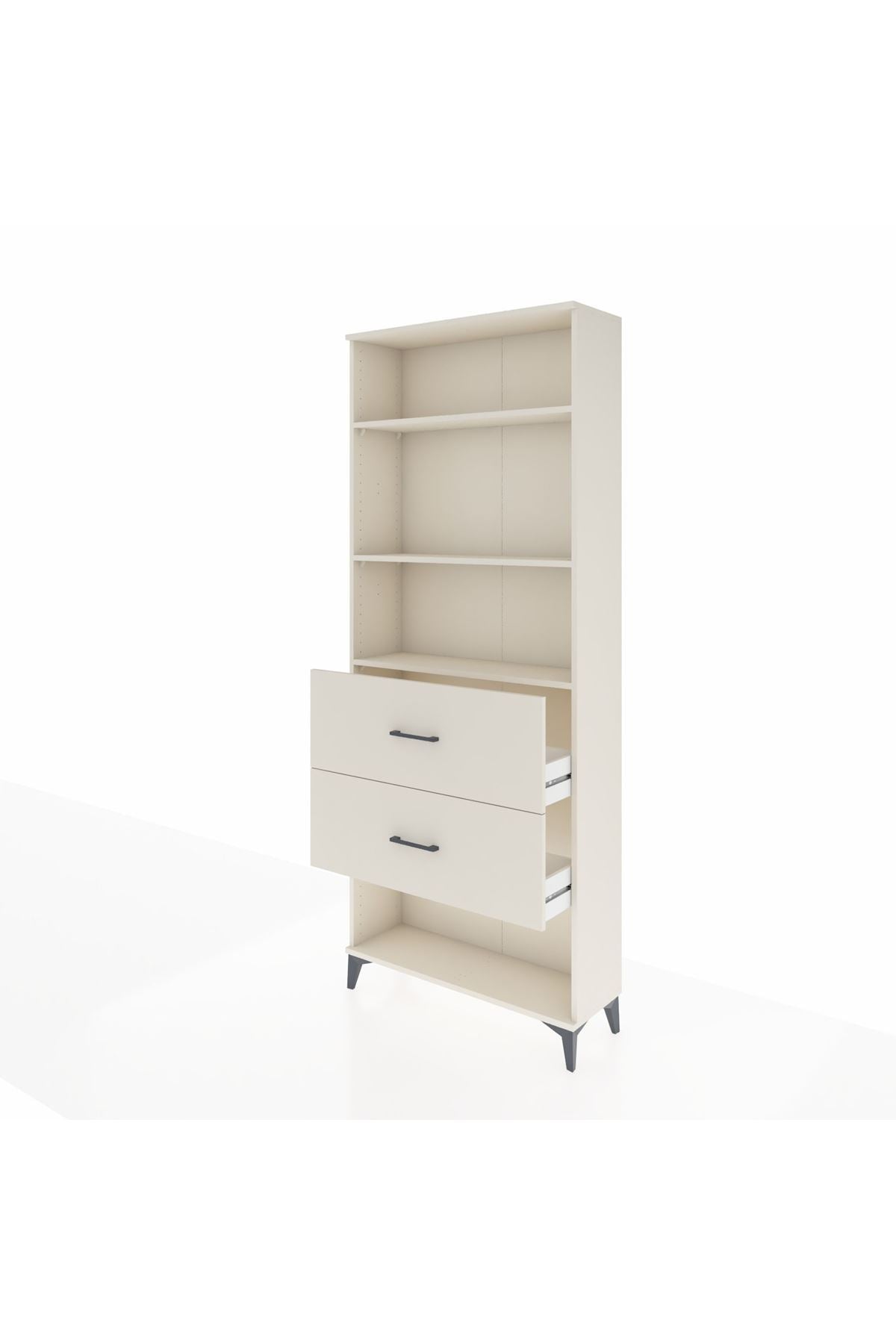 Arges Dolap 3 Raflı 2 Çekmeceli 88x30x221 - S30M147V1A
