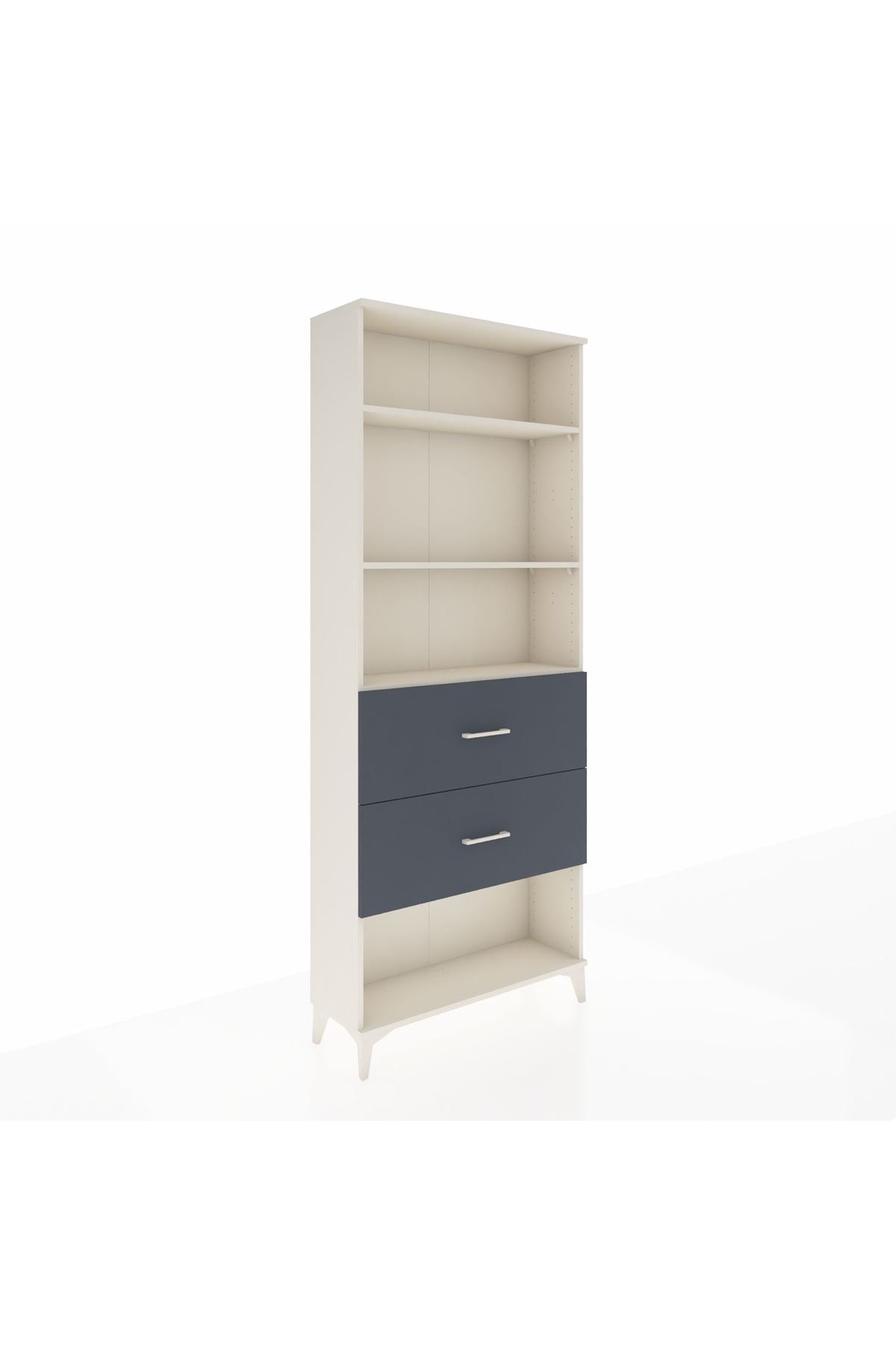 Arges Dolap 3 Raflı 2 Çekmeceli 88x30x221 - S30M147V2A
