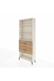 Arges Dolap 3 Raflı 2 Çekmeceli 88x30x221 - S30M147V3A