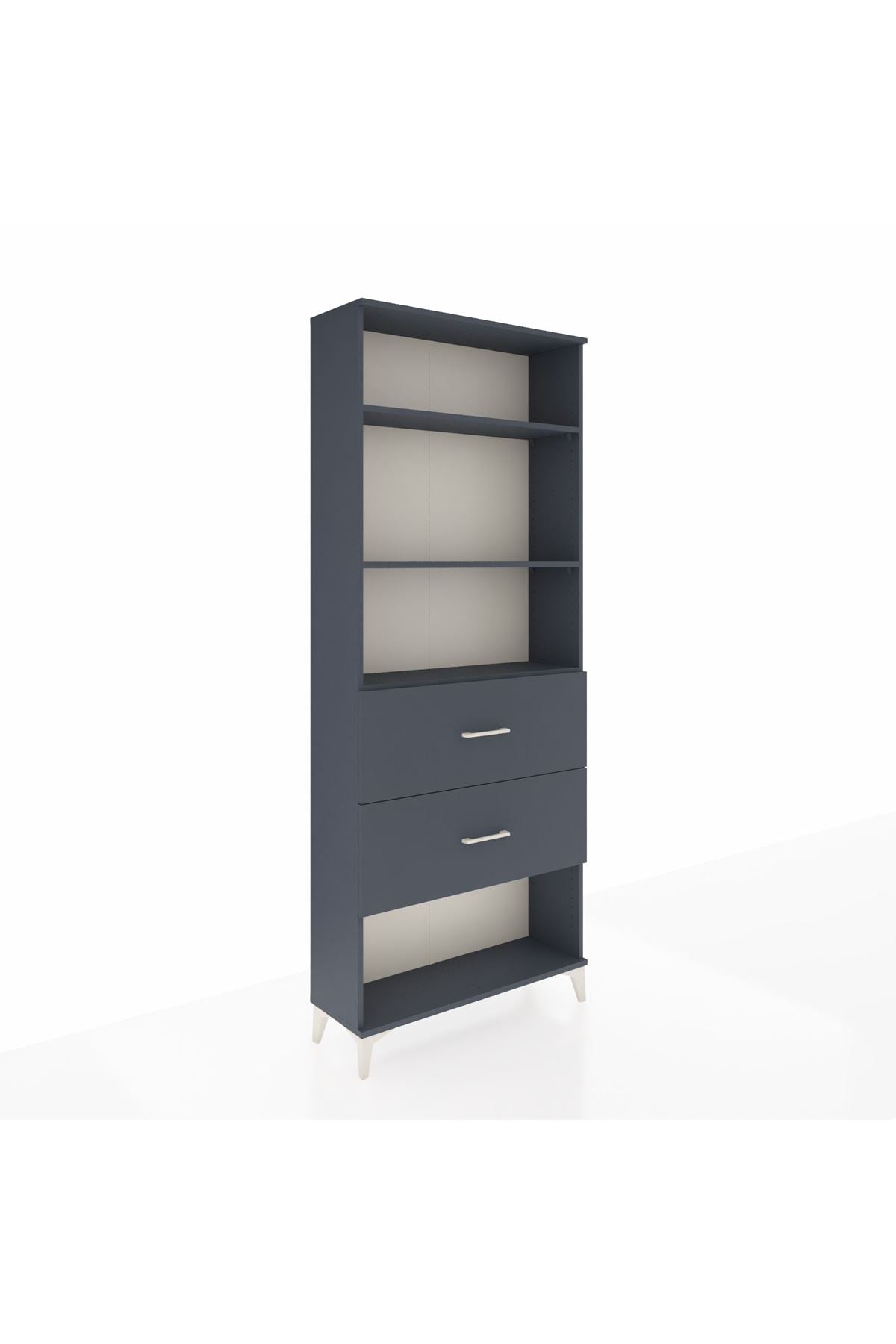 Arges Dolap 3 Raflı 2 Çekmeceli 88x30x221 - S30M147V5A