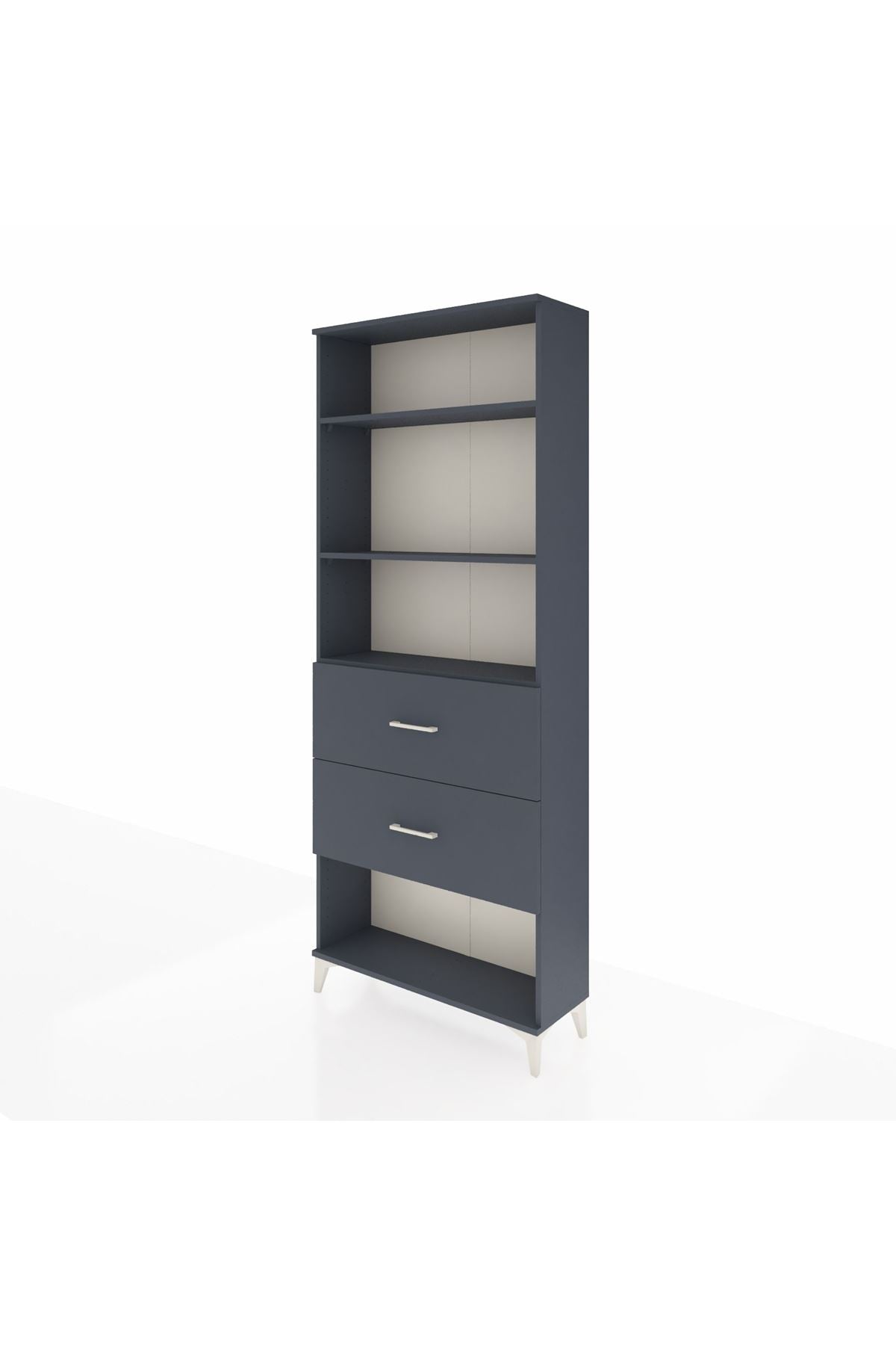 Arges Dolap 3 Raflı 2 Çekmeceli 88x30x221 - S30M147V5A
