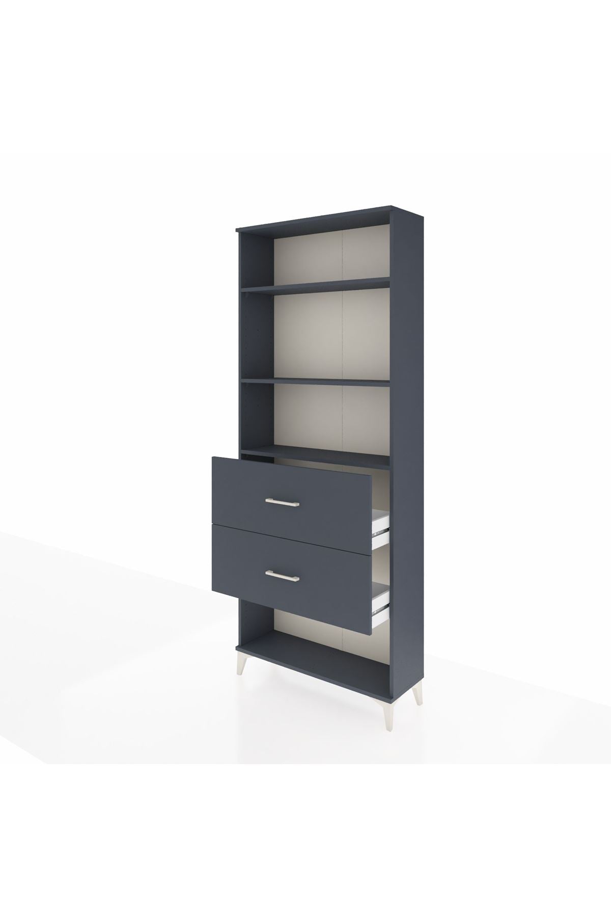 Arges Dolap 3 Raflı 2 Çekmeceli 88x30x221 - S30M147V5A