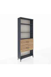 Arges Dolap 3 Raflı 2 Çekmeceli 88x30x221 - S30M147V6A