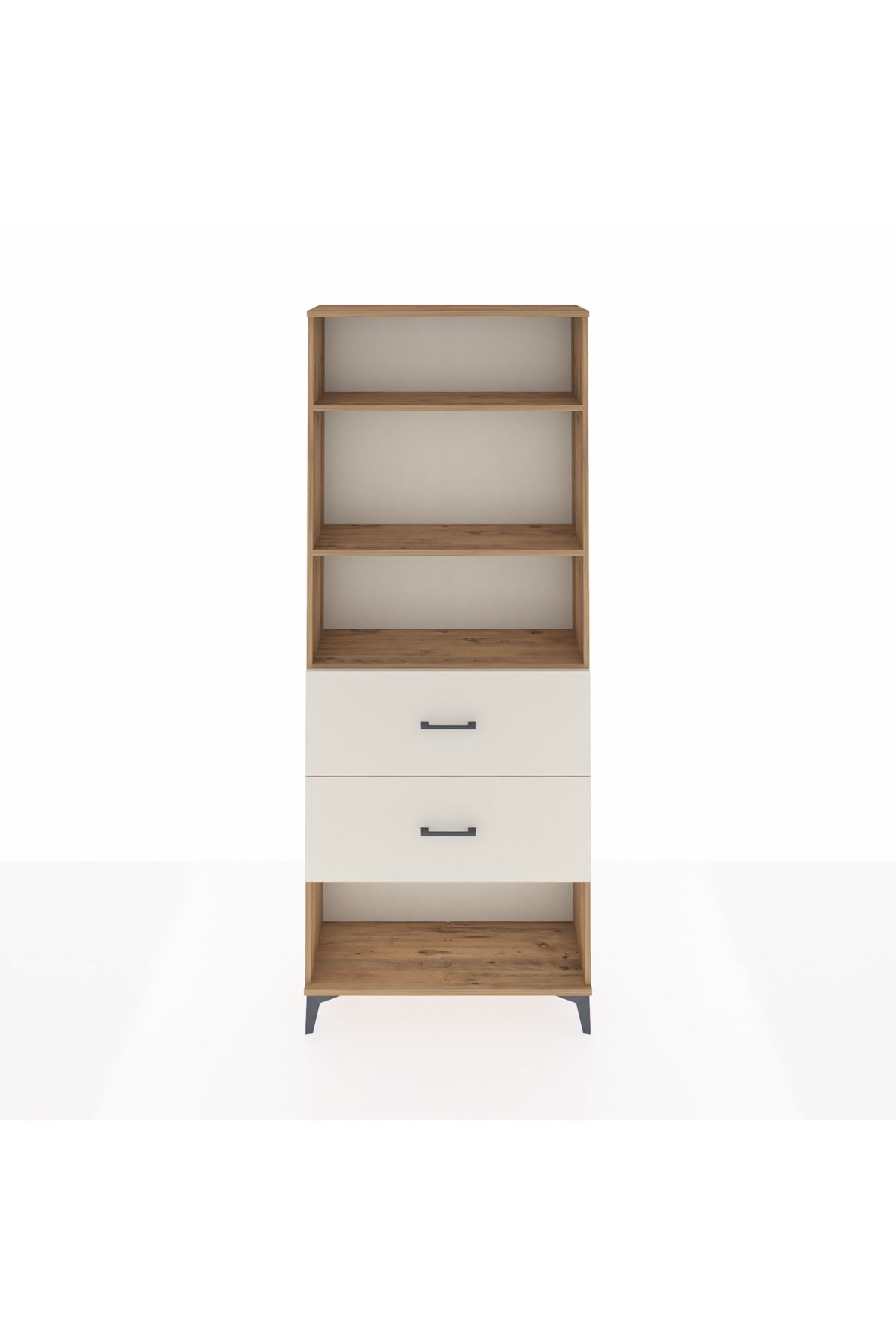 Arges Dolap 3 Raflı 2 Çekmeceli 88x30x221 - S30M147V7A