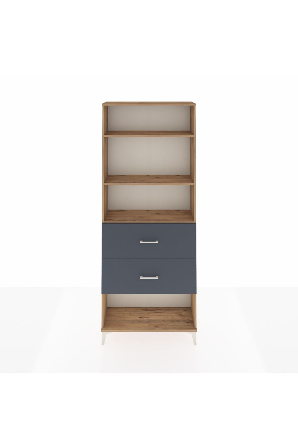 Arges Dolap 3 Raflı 2 Çekmeceli 88x30x221 - S30M147V8A
