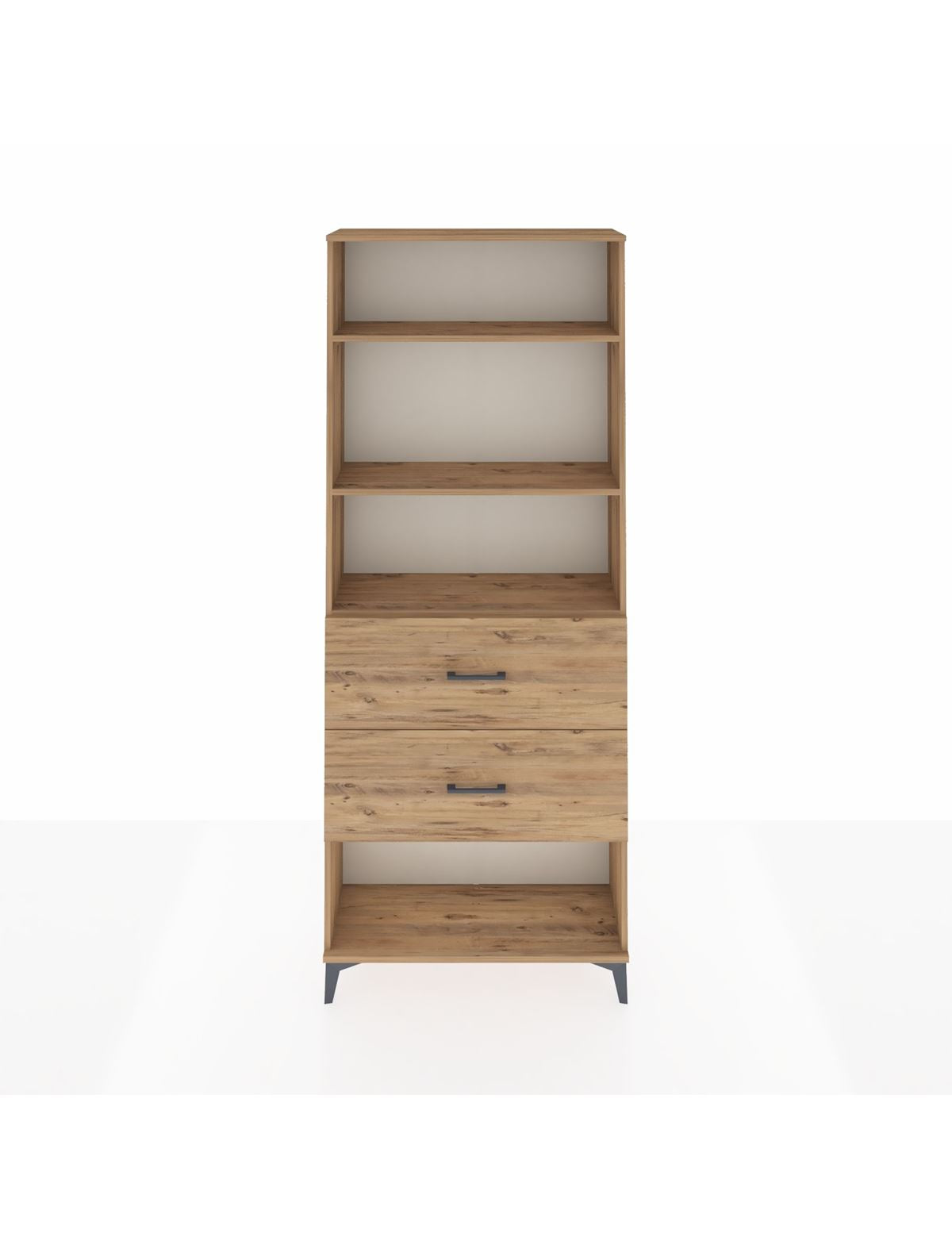 Arges Dolap 3 Raflı 2 Çekmeceli 88x30x221 - S30M147V9A