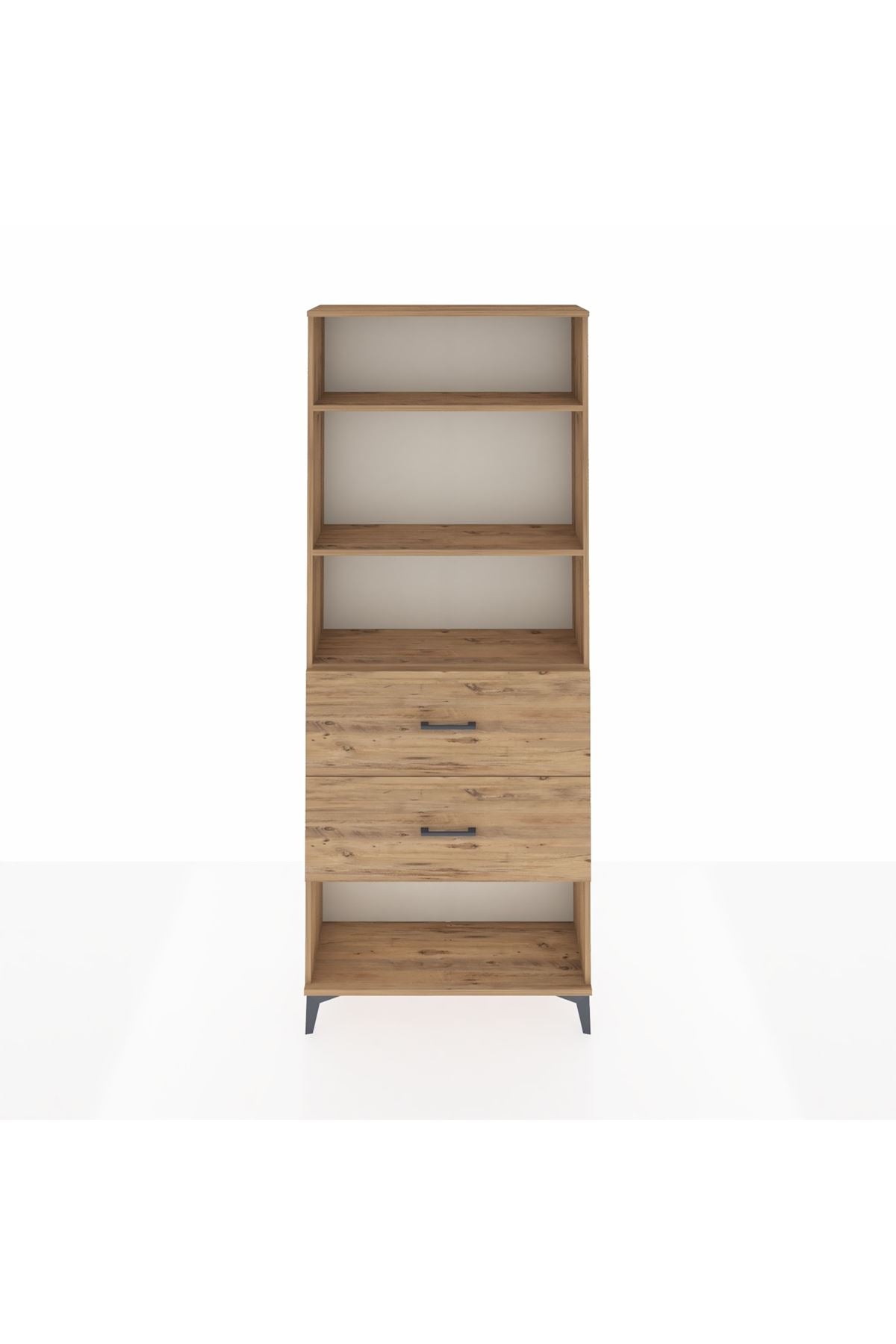 Arges Dolap 3 Raflı 2 Çekmeceli 88x30x221 - S30M147V9A