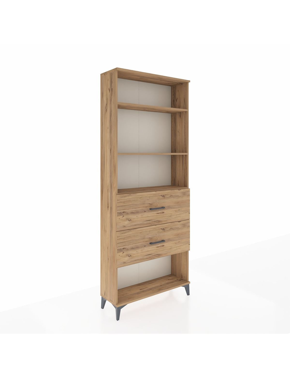 Arges Dolap 3 Raflı 2 Çekmeceli 88x30x221 - S30M147V9A
