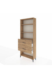 Arges Dolap 3 Raflı 2 Çekmeceli 88x30x221 - S30M147V9A