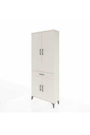 Arges Dolap 4 Raflı Tek Çekmeceli 4 Kapaklı 88x30x221 - S30M148V1A