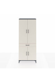 Arges Dolap 4 Raflı Tek Çekmeceli 4 Kapaklı 88x30x221 - S30M148V4A
