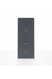 Arges Dolap 4 Raflı Tek Çekmeceli 4 Kapaklı 88x30x221 - S30M148V5A