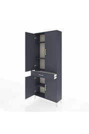 Arges Dolap 4 Raflı Tek Çekmeceli 4 Kapaklı 88x30x221 - S30M148V5A