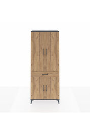 Arges Dolap 4 Raflı Tek Çekmeceli 4 Kapaklı 88x30x221 - S30M148V6A