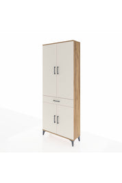 Arges Dolap 4 Raflı Tek Çekmeceli 4 Kapaklı 88x30x221 - S30M148V7A