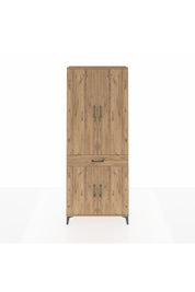 Arges Dolap 4 Raflı Tek Çekmeceli 4 Kapaklı 88x30x221 - S30M148V9A