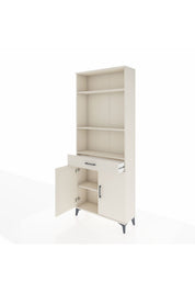Arges Dolap 4 Raflı Tek Çekmeceli 2 Kapaklı 88x30x221 - S30M149V1A