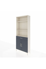 Arges Dolap 4 Raflı Tek Çekmeceli 2 Kapaklı 88x30x221 - S30M149V2A