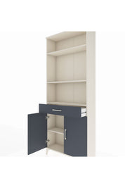 Arges Dolap 4 Raflı Tek Çekmeceli 2 Kapaklı 88x30x221 - S30M149V2A