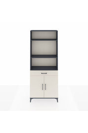 Arges Dolap 4 Raflı Tek Çekmeceli 2 Kapaklı 88x30x221 - S30M149V4A