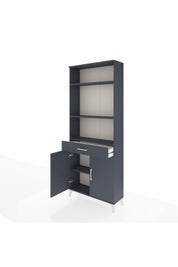 Arges Dolap 4 Raflı Tek Çekmeceli 2 Kapaklı 88x30x221 - S30M149V5A