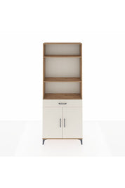 Arges Dolap 4 Raflı Tek Çekmeceli 2 Kapaklı 88x30x221 - S30M149V7A