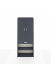 Arges Dolap 4 Raflı Tek Çekmeceli 2 Kapaklı 88x30x221 - S30M150V5A