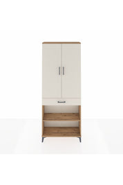 Arges Dolap 4 Raflı Tek Çekmeceli 2 Kapaklı 88x30x221 - S30M150V7A