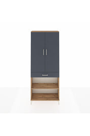 Arges Dolap 4 Raflı Tek Çekmeceli 2 Kapaklı 88x30x221 - S30M150V8A