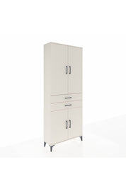 Arges Dolap 4 Raflı 2 Çekmeceli 4 Kapaklı 88x30x221 - S30M151V1A
